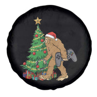 Bigfoot Gamer Christmas Spare Tire Cover Funny Sasquatch Gaming Xmas - Wonder Print Shop