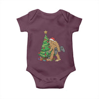 Bigfoot Gamer Christmas Baby Onesie Funny Sasquatch Gaming Xmas - Wonder Print Shop