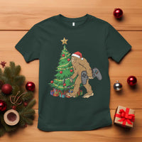 Bigfoot Gamer Christmas T Shirt Funny Sasquatch Gaming Xmas - Wonder Print Shop