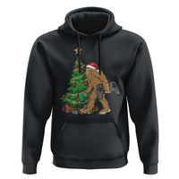 Bigfoot Gamer Christmas Hoodie Funny Sasquatch Gaming Xmas - Wonder Print Shop