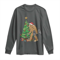 Bigfoot Gamer Christmas Long Sleeve Shirt Funny Sasquatch Gaming Xmas - Wonder Print Shop