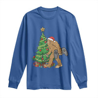 Bigfoot Gamer Christmas Long Sleeve Shirt Funny Sasquatch Gaming Xmas - Wonder Print Shop