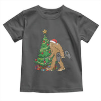 Bigfoot Gamer Christmas Toddler T Shirt Funny Sasquatch Gaming Xmas - Wonder Print Shop