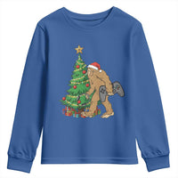 Bigfoot Gamer Christmas Youth Sweatshirt Funny Sasquatch Gaming Xmas - Wonder Print Shop