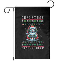 Santa Claus Gamer Garden Flag Christmas Gmaing Crew - Wonder Print Shop