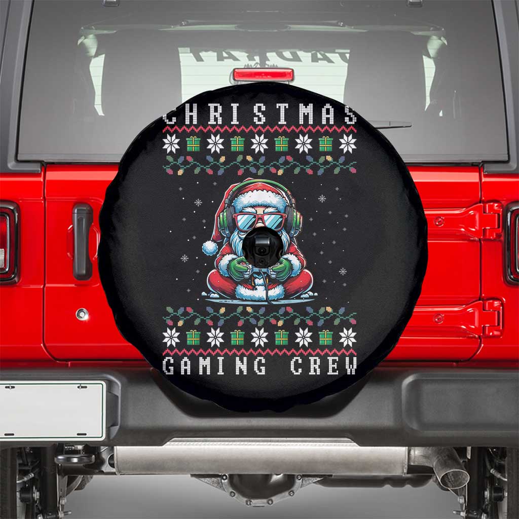 Santa Claus Gamer Spare Tire Cover Christmas Gmaing Crew - Wonder Print Shop