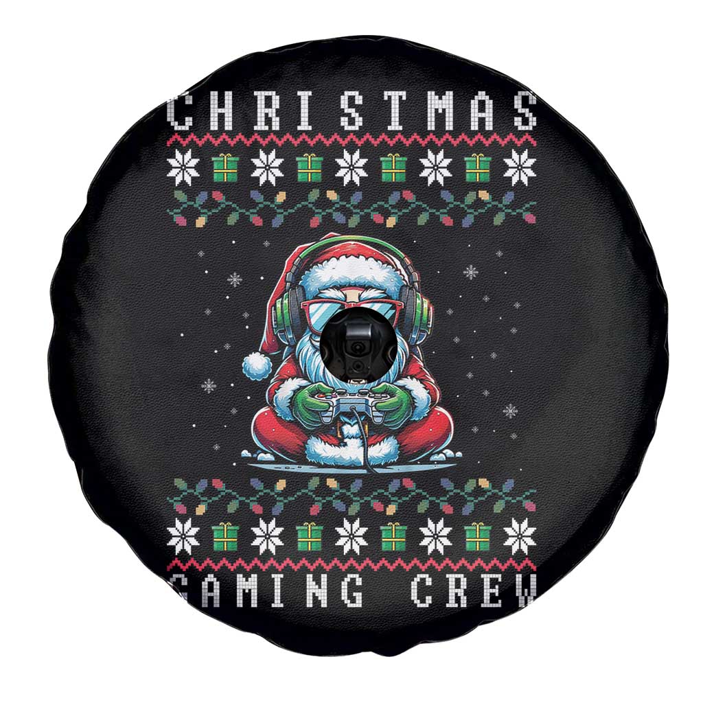 Santa Claus Gamer Spare Tire Cover Christmas Gmaing Crew - Wonder Print Shop