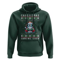 Santa Claus Gamer Hoodie Christmas Gmaing Crew - Wonder Print Shop
