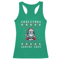 Santa Claus Gamer Racerback Tank Top Christmas Gmaing Crew - Wonder Print Shop