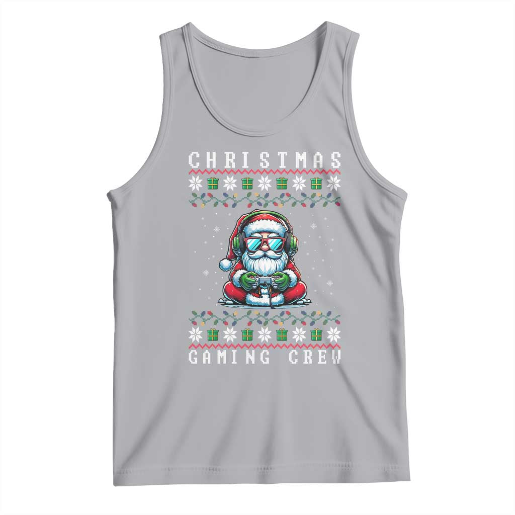 Santa Claus Gamer Tank Top Christmas Gmaing Crew - Wonder Print Shop