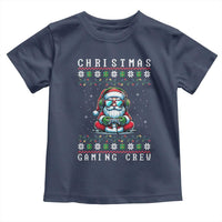 Santa Claus Gamer Toddler T Shirt Christmas Gmaing Crew - Wonder Print Shop