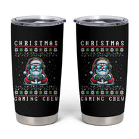 Santa Claus Gamer Tumbler Cup Christmas Gmaing Crew - Wonder Print Shop