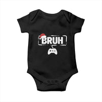Funny Gaming Christmas Baby Onesie Gamer Bruh Video Game - Wonder Print Shop