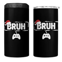 Funny Gaming Christmas 4 in 1 Can Cooler Tumbler Gamer Bruh Video Game - Wonder Print Shop