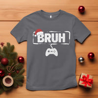 Funny Gaming Christmas T Shirt Gamer Bruh Video Game - Wonder Print Shop
