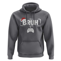 Funny Gaming Christmas Hoodie Gamer Bruh Video Game - Wonder Print Shop