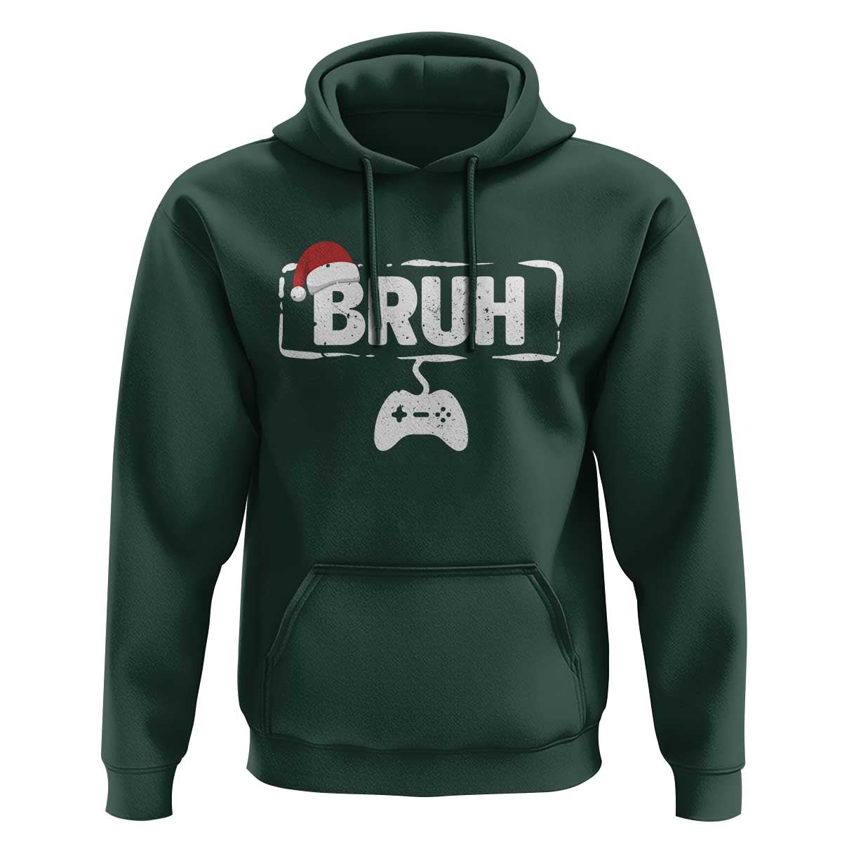 Funny Gaming Christmas Hoodie Gamer Bruh Video Game - Wonder Print Shop