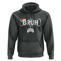 Funny Gaming Christmas Hoodie Gamer Bruh Video Game - Wonder Print Shop