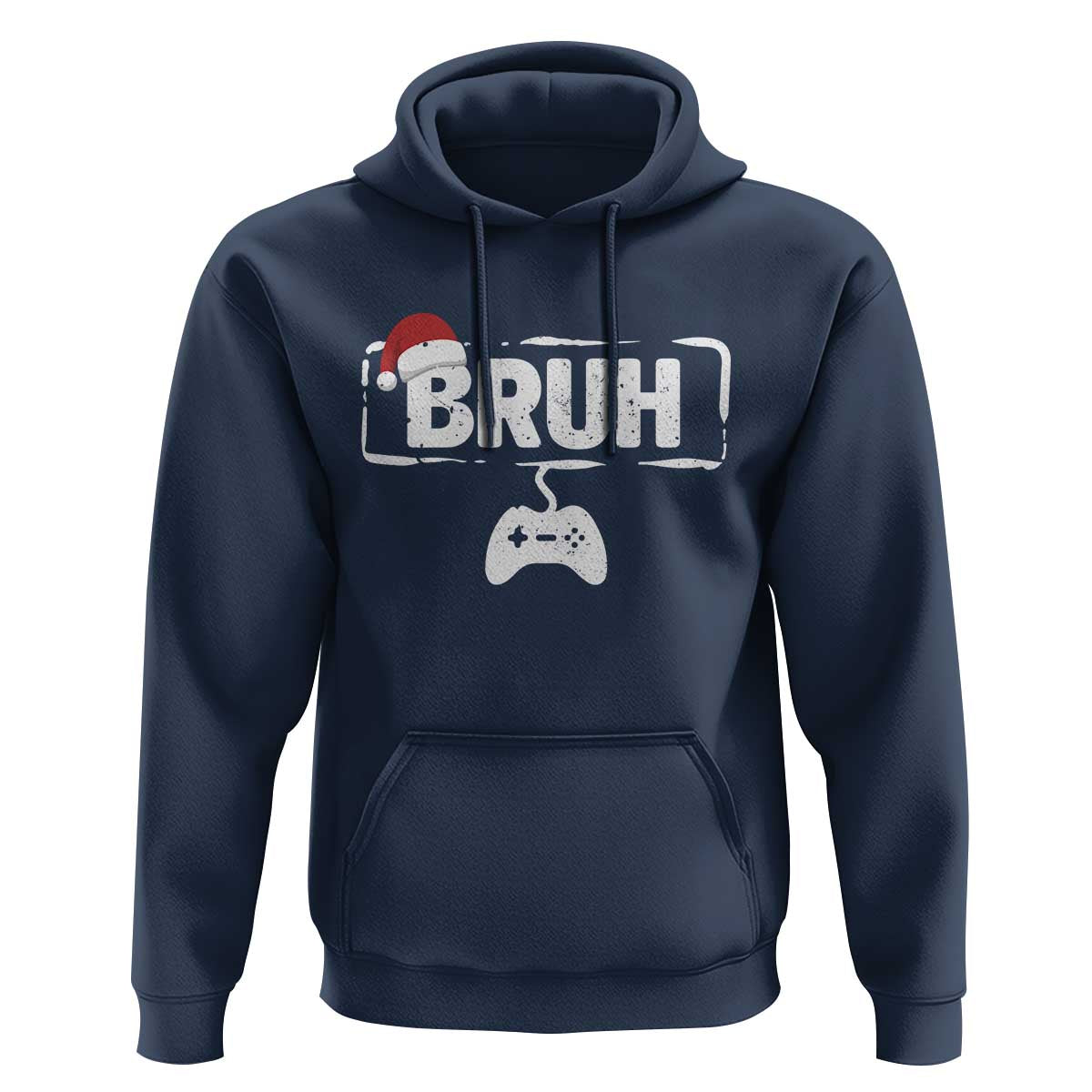 Funny Gaming Christmas Hoodie Gamer Bruh Video Game - Wonder Print Shop