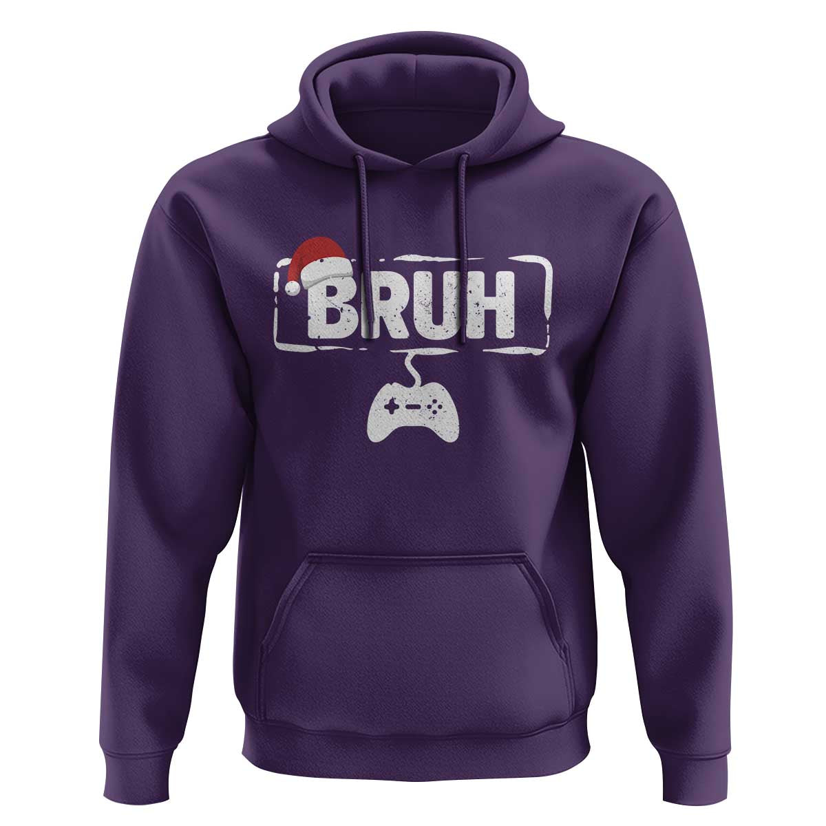 Funny Gaming Christmas Hoodie Gamer Bruh Video Game - Wonder Print Shop