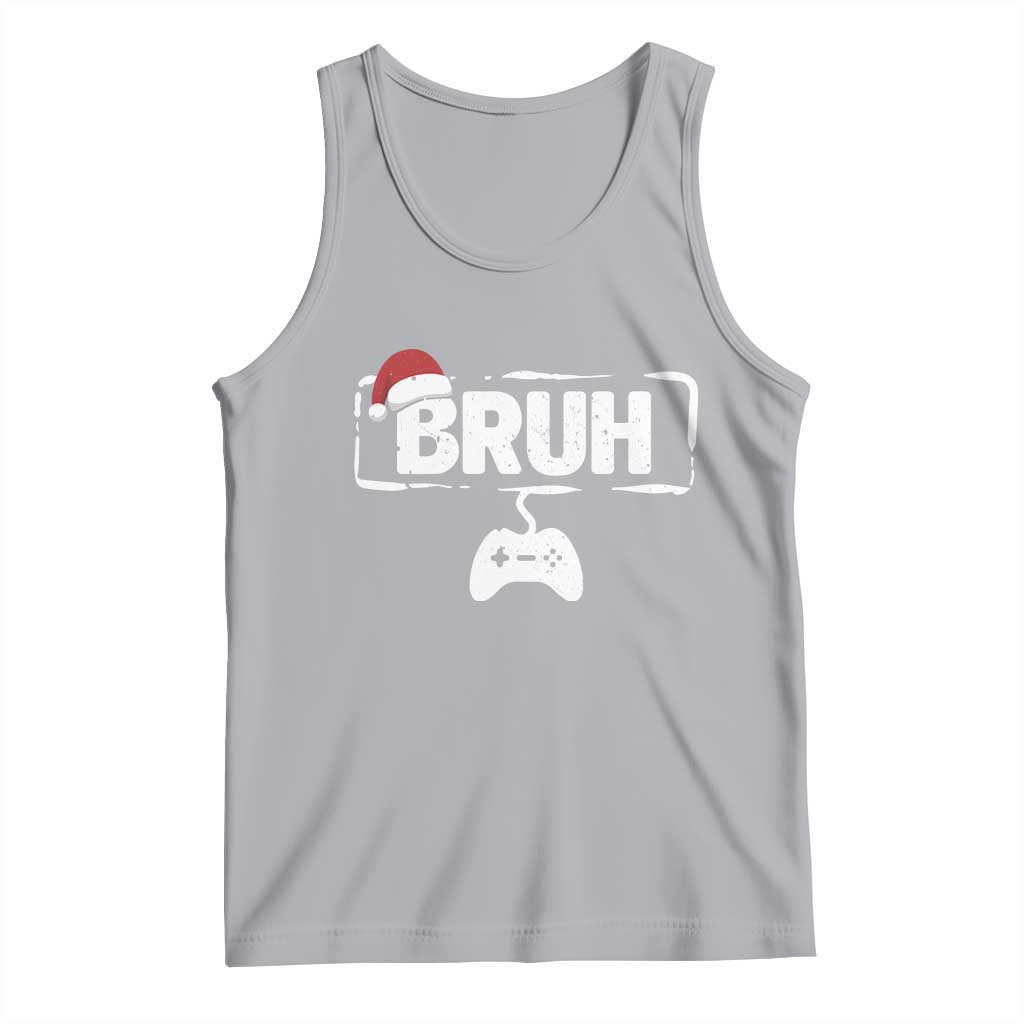Funny Gaming Christmas Tank Top Gamer Bruh Video Game - Wonder Print Shop