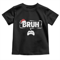 Funny Gaming Christmas Toddler T Shirt Gamer Bruh Video Game - Wonder Print Shop