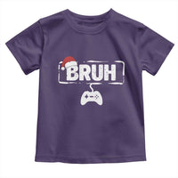 Funny Gaming Christmas Toddler T Shirt Gamer Bruh Video Game - Wonder Print Shop