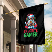 Funny Santa Gamer Christmas Garden Flag - Wonder Print Shop