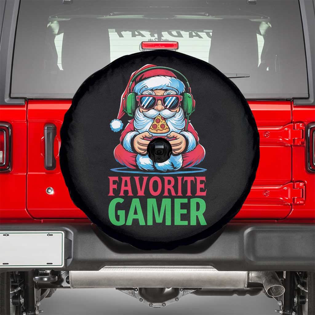 Funny Santa Gamer Christmas Spare Tire Cover - Wonder Print Shop