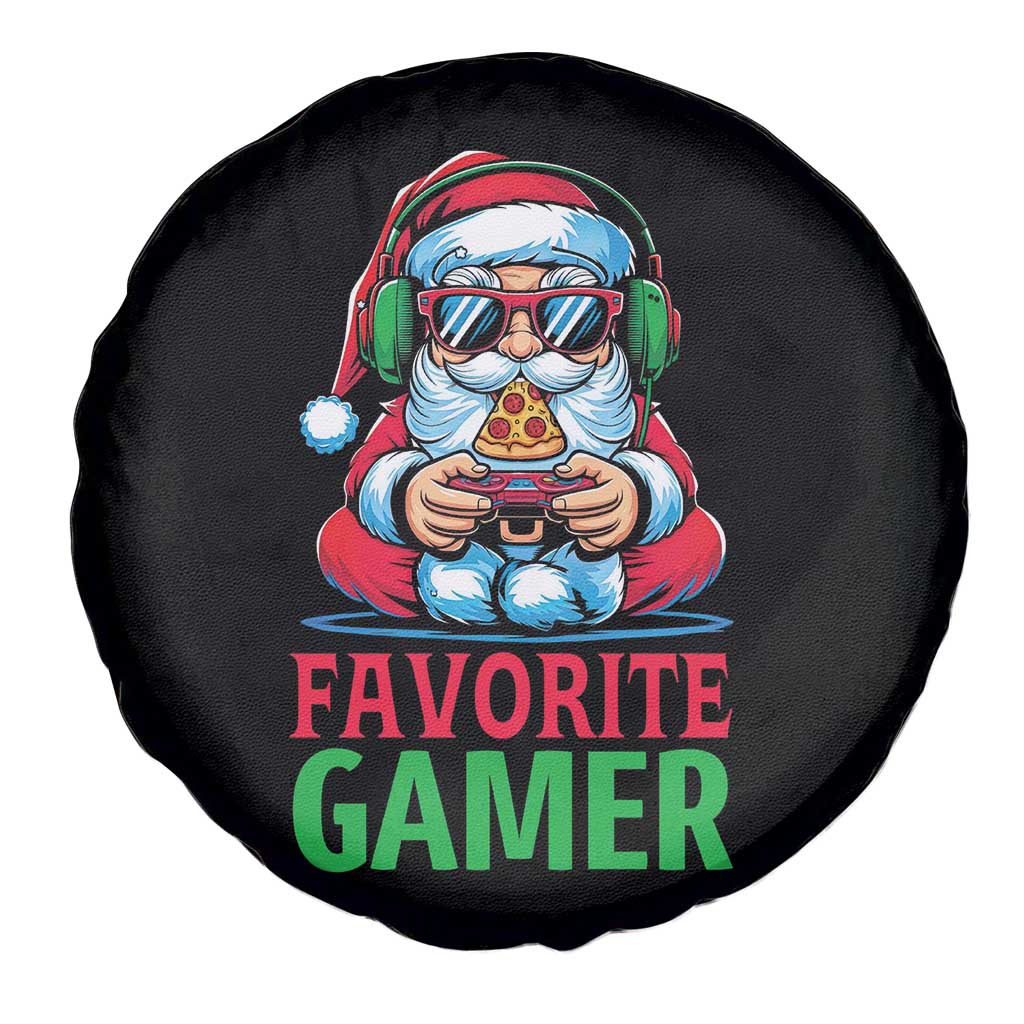 Funny Santa Gamer Christmas Spare Tire Cover - Wonder Print Shop