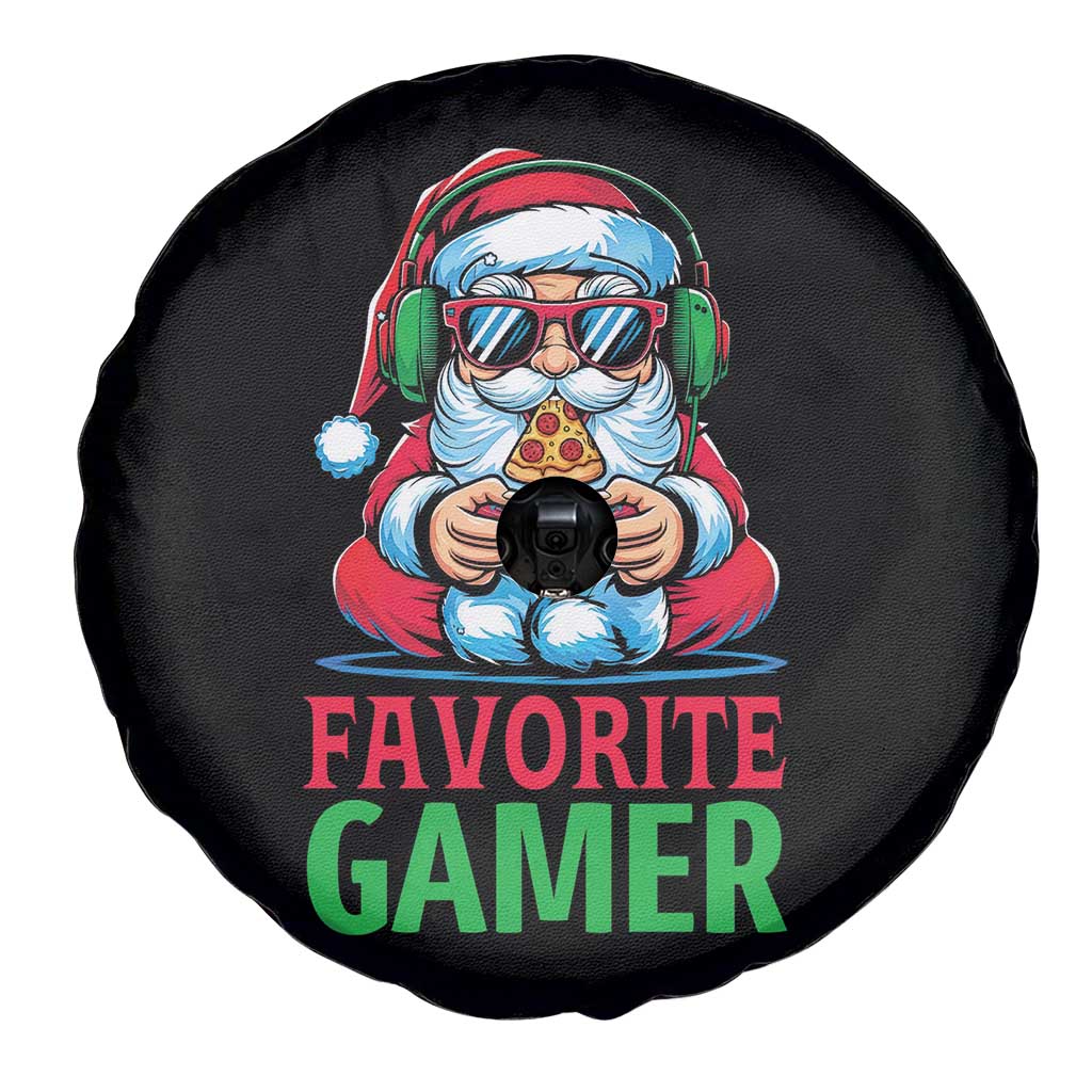 Funny Santa Gamer Christmas Spare Tire Cover - Wonder Print Shop