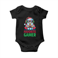 Funny Santa Gamer Christmas Baby Onesie - Wonder Print Shop