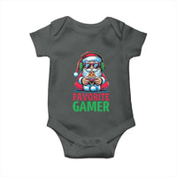 Funny Santa Gamer Christmas Baby Onesie - Wonder Print Shop