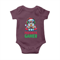 Funny Santa Gamer Christmas Baby Onesie - Wonder Print Shop