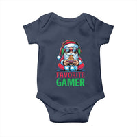 Funny Santa Gamer Christmas Baby Onesie - Wonder Print Shop
