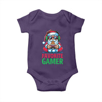 Funny Santa Gamer Christmas Baby Onesie - Wonder Print Shop