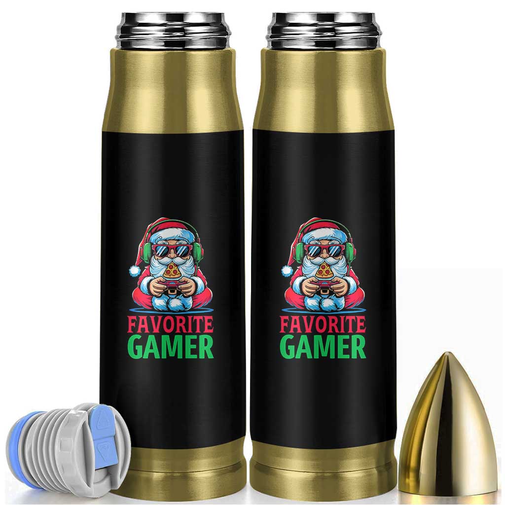 Funny Santa Gamer Christmas Bullet Tumbler - Wonder Print Shop