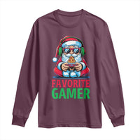 Funny Santa Gamer Christmas Long Sleeve Shirt - Wonder Print Shop
