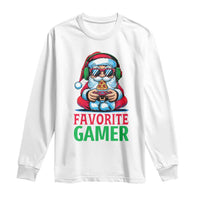 Funny Santa Gamer Christmas Long Sleeve Shirt - Wonder Print Shop