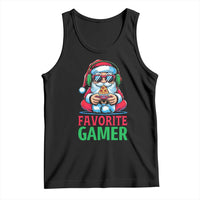 Funny Santa Gamer Christmas Tank Top - Wonder Print Shop