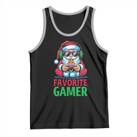 Funny Santa Gamer Christmas Tank Top - Wonder Print Shop