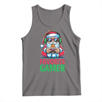 Funny Santa Gamer Christmas Tank Top - Wonder Print Shop
