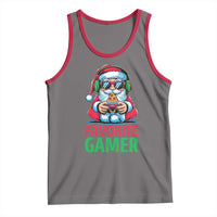 Funny Santa Gamer Christmas Tank Top - Wonder Print Shop