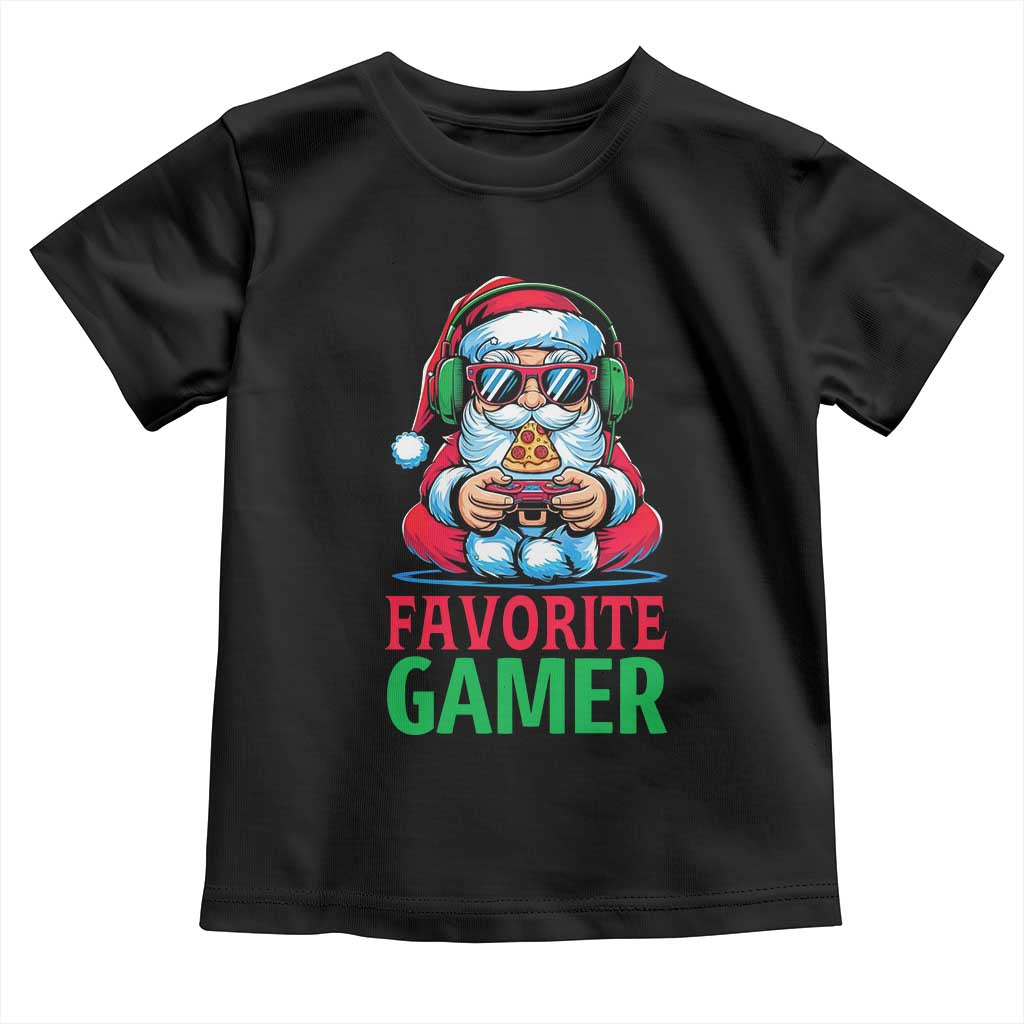 Funny Santa Gamer Christmas Toddler T Shirt - Wonder Print Shop