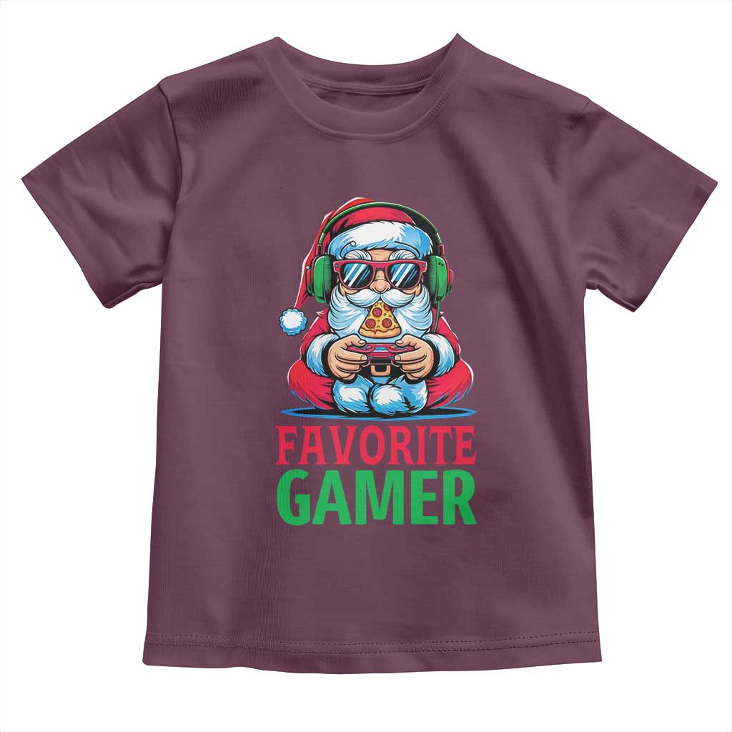 Funny Santa Gamer Christmas Toddler T Shirt - Wonder Print Shop