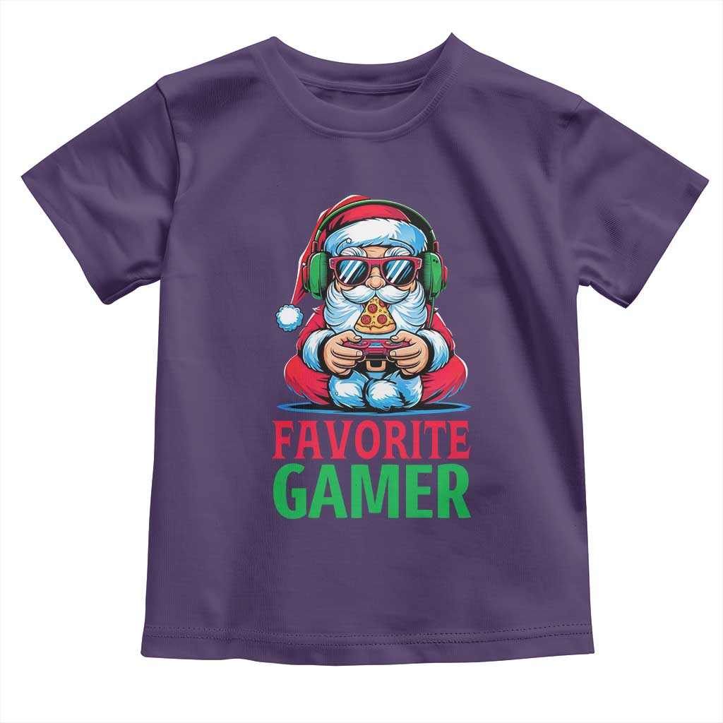 Funny Santa Gamer Christmas Toddler T Shirt - Wonder Print Shop