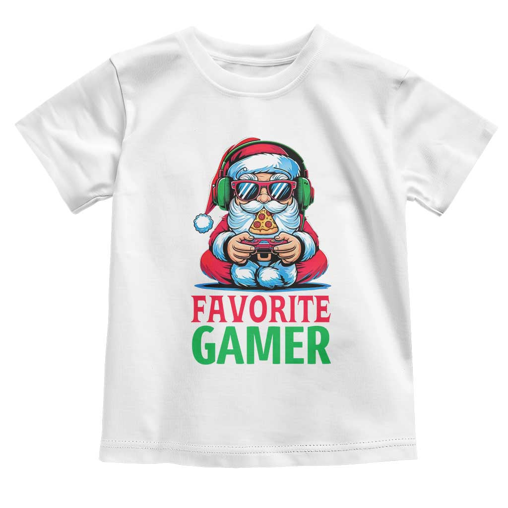 Funny Santa Gamer Christmas Toddler T Shirt - Wonder Print Shop