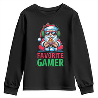 Funny Santa Gamer Christmas Youth Sweatshirt - Wonder Print Shop
