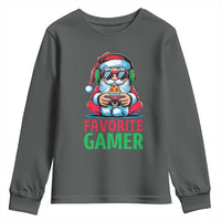 Funny Santa Gamer Christmas Youth Sweatshirt - Wonder Print Shop