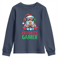 Funny Santa Gamer Christmas Youth Sweatshirt - Wonder Print Shop